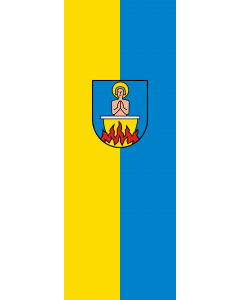 Vertical Hanging Beam Flag: Flein |  portrait flag | 6m² | 64sqft | 400x150cm | 13x5ft 