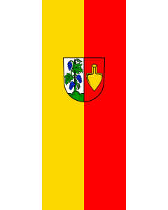 Flag: Gemmingen | portrait flag | 3.5m² | 38sqft | 300x120cm | 10x4ft