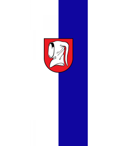 Vertical Hanging Beam Flag: Güglingen |  portrait flag | 3.5m² | 38sqft | 300x120cm | 10x4ft 