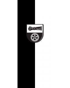 Vertical Hanging Swivel Crossbar Banner Flag: Jagsthausen |  portrait flag | 3.5m² | 38sqft | 300x120cm | 10x4ft 