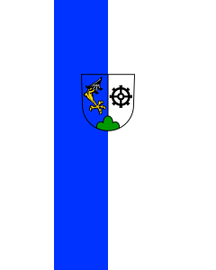 Flag: Möckmühl | portrait flag | 3.5m² | 38sqft | 300x120cm | 10x4ft