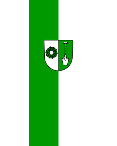 Flag: Neckarwestheim |  portrait flag | 3.5m² | 38sqft | 300x120cm | 10x4ft 