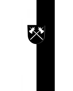 Vertical Hanging Swivel Crossbar Banner Flag: Untereisesheim |  portrait flag | 3.5m² | 38sqft | 300x120cm | 10x4ft 
