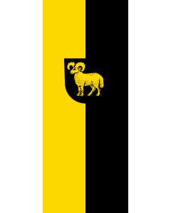 Flag: Widdern | portrait flag | 3.5m² | 38sqft | 300x120cm | 10x4ft