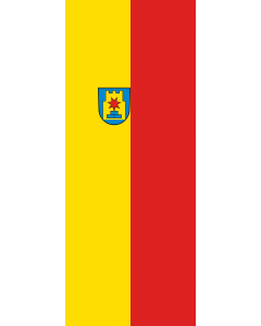 Vertical Hanging Swivel Crossbar Banner Flag: Zaberfeld |  portrait flag | 3.5m² | 38sqft | 300x120cm | 10x4ft 