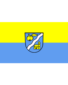 Bandera de Langenbrettach | bandera horizontal | 1.35m² | 90x150cm