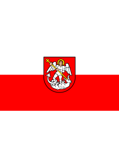 Flag: Forchtenberg |  landscape flag | 1.35m² | 14.5sqft | 90x150cm | 3x5ft 