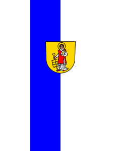 Flag: Niedernhall |  portrait flag | 3.5m² | 38sqft | 300x120cm | 10x4ft 