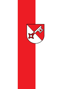 Bandera de Bandera vertical con manga cerrada para potencia Öhringen | bandera vertical | 3.5m² | 300x120cm