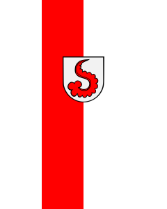 Bandera de Bandera vertical con potencia Pfedelbach | bandera vertical | 3.5m² | 300x120cm