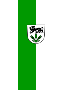 Flag: Zweiflingen |  portrait flag | 3.5m² | 38sqft | 300x120cm | 10x4ft 