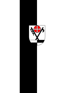 Bandera de  Schwäbisch Hall (Kreis) |  bandera vertical | 6m² | 400x150cm 