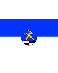 Flag: Blaufelden |  landscape flag | 1.35m² | 14.5sqft | 90x150cm | 3x5ft 