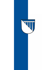 Vertical Hanging Swivel Crossbar Banner Flag: Braunsbach |  portrait flag | 3.5m² | 38sqft | 300x120cm | 10x4ft 