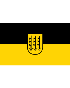Bandera de  Crailsheim |  bandera horizontal | 1.35m² | 90x150cm 