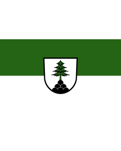 Flag: Fichtenberg |  landscape flag | 1.35m² | 14.5sqft | 90x150cm | 3x5ft 