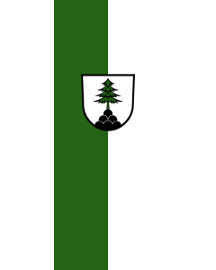 Flag: Fichtenberg |  portrait flag | 3.5m² | 38sqft | 300x120cm | 10x4ft 
