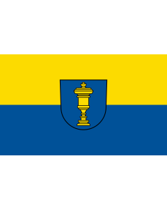 Flag: Michelbach an der Bilz |  landscape flag | 1.35m² | 14.5sqft | 90x150cm | 3x5ft 