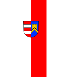 Flag: Oberrot |  portrait flag | 3.5m² | 38sqft | 300x120cm | 10x4ft 