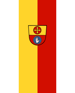 Bandera de Bandera vertical con potencia Schwäbisch Hall | bandera vertical | 3.5m² | 300x120cm