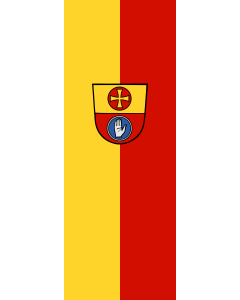 Bandera de Bandera vertical con potencia Schwäbisch Hall | bandera vertical | 6m² | 400x150cm