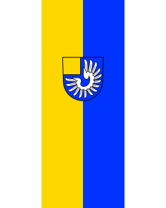 Flag: Vellberg | portrait flag | 3.5m² | 38sqft | 300x120cm | 10x4ft