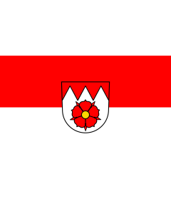Flag: Rosengarten |  landscape flag | 1.35m² | 14.5sqft | 90x150cm | 3x5ft 