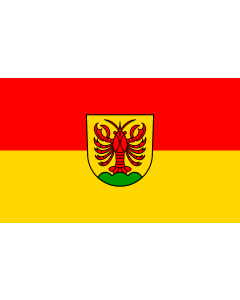 Flag: Kreßberg |  landscape flag | 1.35m² | 14.5sqft | 90x150cm | 3x5ft 