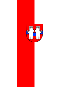 Flag: Stimpfach | portrait flag | 3.5m² | 38sqft | 300x120cm | 10x4ft