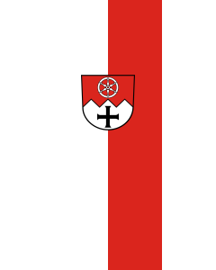 Flag: Main-Tauber-Kreis (Kreis) |  portrait flag | 3.5m² | 38sqft | 300x120cm | 10x4ft 