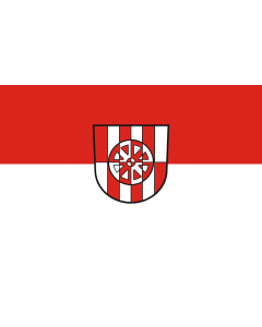 Bandera de  Assamstadt |  bandera horizontal | 1.35m² | 90x150cm 