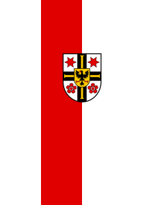 Flag: Bad Mergentheim | portrait flag | 3.5m² | 38sqft | 300x120cm | 10x4ft