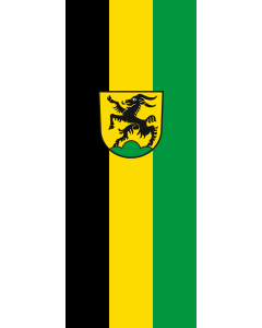 Flag: Boxberg |  portrait flag | 3.5m² | 38sqft | 300x120cm | 10x4ft 