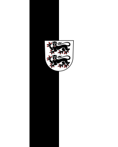 Flag: Creglingen | portrait flag | 3.5m² | 38sqft | 300x120cm | 10x4ft