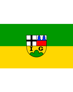 Flag: Igersheim |  landscape flag | 1.35m² | 14.5sqft | 90x150cm | 3x5ft 