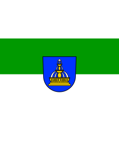 Flag: Külsheim |  landscape flag | 1.35m² | 14.5sqft | 90x150cm | 3x5ft 