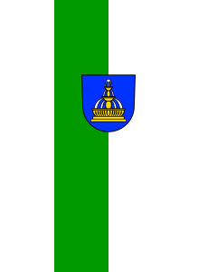 Flag: Külsheim | portrait flag | 3.5m² | 38sqft | 300x120cm | 10x4ft