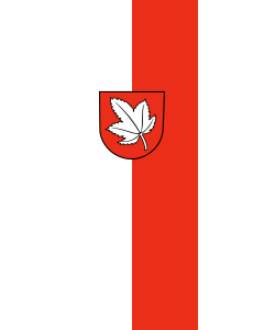 Bandera de Bandera vertical con potencia Ahorn | bandera vertical | 3.5m² | 300x120cm