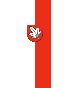 Bandera de  Ahorn |  bandera vertical | 6m² | 400x150cm 