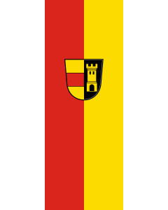 Bandera de  Heidenheim (Kreis) |  bandera vertical | 6m² | 400x150cm 