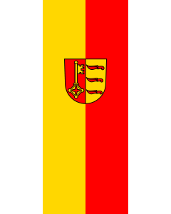 Flag: Dischingen | portrait flag | 3.5m² | 38sqft | 300x120cm | 10x4ft