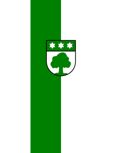 Flag: Hermaringen |  portrait flag | 3.5m² | 38sqft | 300x120cm | 10x4ft 