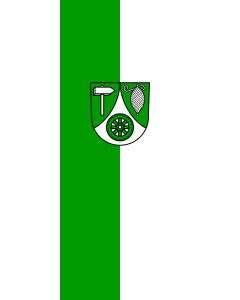 Flag: Nattheim |  portrait flag | 3.5m² | 38sqft | 300x120cm | 10x4ft 