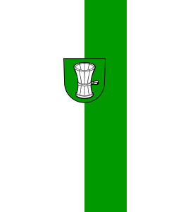 Flag: Niederstotzingen |  portrait flag | 3.5m² | 38sqft | 300x120cm | 10x4ft 