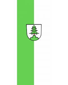Vertical Hanging Beam Flag: Adelmannsfelden |  portrait flag | 3.5m² | 38sqft | 300x120cm | 10x4ft 