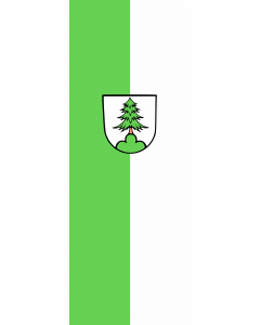 Vertical Hanging Beam Flag: Adelmannsfelden |  portrait flag | 6m² | 64sqft | 400x150cm | 13x5ft 