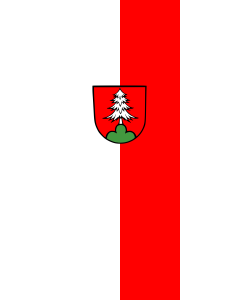 Bandera de Bandera vertical con potencia Durlangen | bandera vertical | 3.5m² | 300x120cm