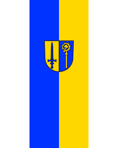 Flag: Göggingen |  portrait flag | 3.5m² | 38sqft | 300x120cm | 10x4ft 