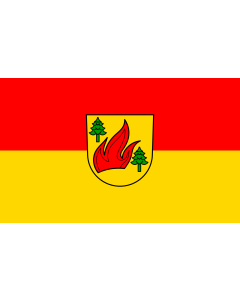 Flag: Gschwend |  landscape flag | 1.35m² | 14.5sqft | 90x150cm | 3x5ft 