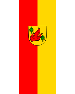 Flag: Gschwend |  portrait flag | 3.5m² | 38sqft | 300x120cm | 10x4ft 